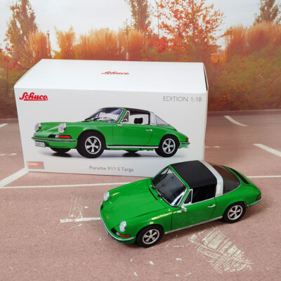 Schuco 1/18 911 S COUPE Diecast Car Model Gifts Collection Silver