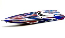 Fits Spartan SR Boat HULL Hatch Red graphics 10315 Traxxas 103076-4