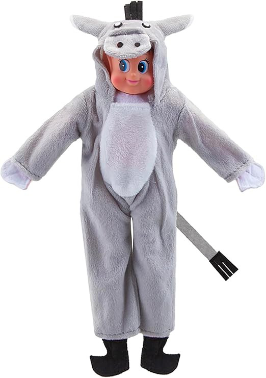 Disfraz De Muñeco De Burro Elfos Comportándose Mal Ropa De Navidad