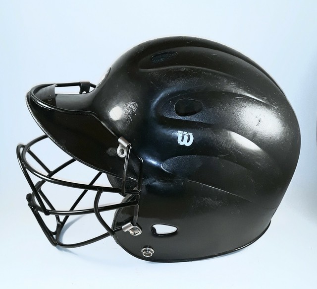 Wilson Batting Helmet, Model A5280 (Ages 47) with Batter's Helmet FaceGuard eBay