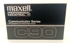 Vtg Maxell C90 Cassette Professional Communicator Series Factory Sealed