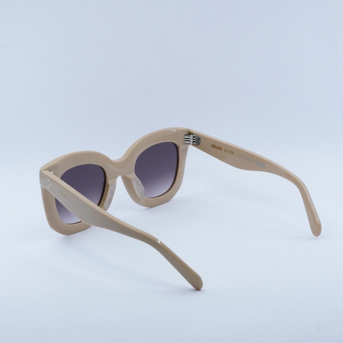 New CELINE CL4005FN 57Z Beige/Gradient Violet 49-25-145  display picture 1