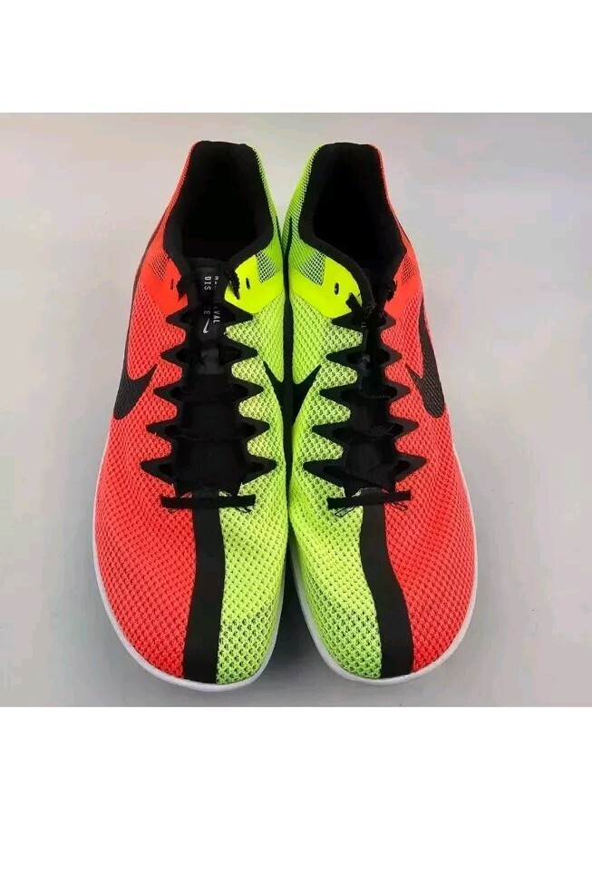 Nike Zoom Rival Distance Track Spikes Sz 11 Red Volt Sneaker Shoes