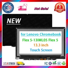 for Lenovo IdeaPad Chromebook Flex 5-13IML0 LCD Touch Screen Assembly Bezel 13"