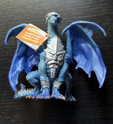 Safari Ltd Educational Toy Guardian Dragon Fantasy Blue Drake Hand