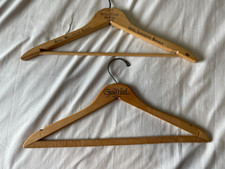 Vintage Wood Coat Hangers-Grand Hotel Mackinac, Mi-Hotel Avery-Hotel Essex