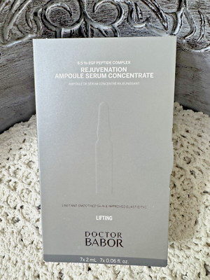 DR. BABOR Rejuvination Serum Concentrate LIFTING EGF Peptide Complex 7 ct Sealed