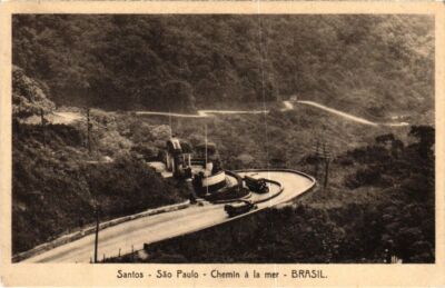 PC SANTOS SAO PAULO CHEMIN A LA MER BRASILIEN (a35371)