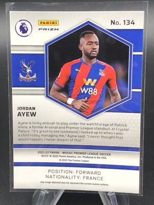 Childhood Pictures Of The Ayew Brothers 2021-22 Mosaic Jordan Ayew