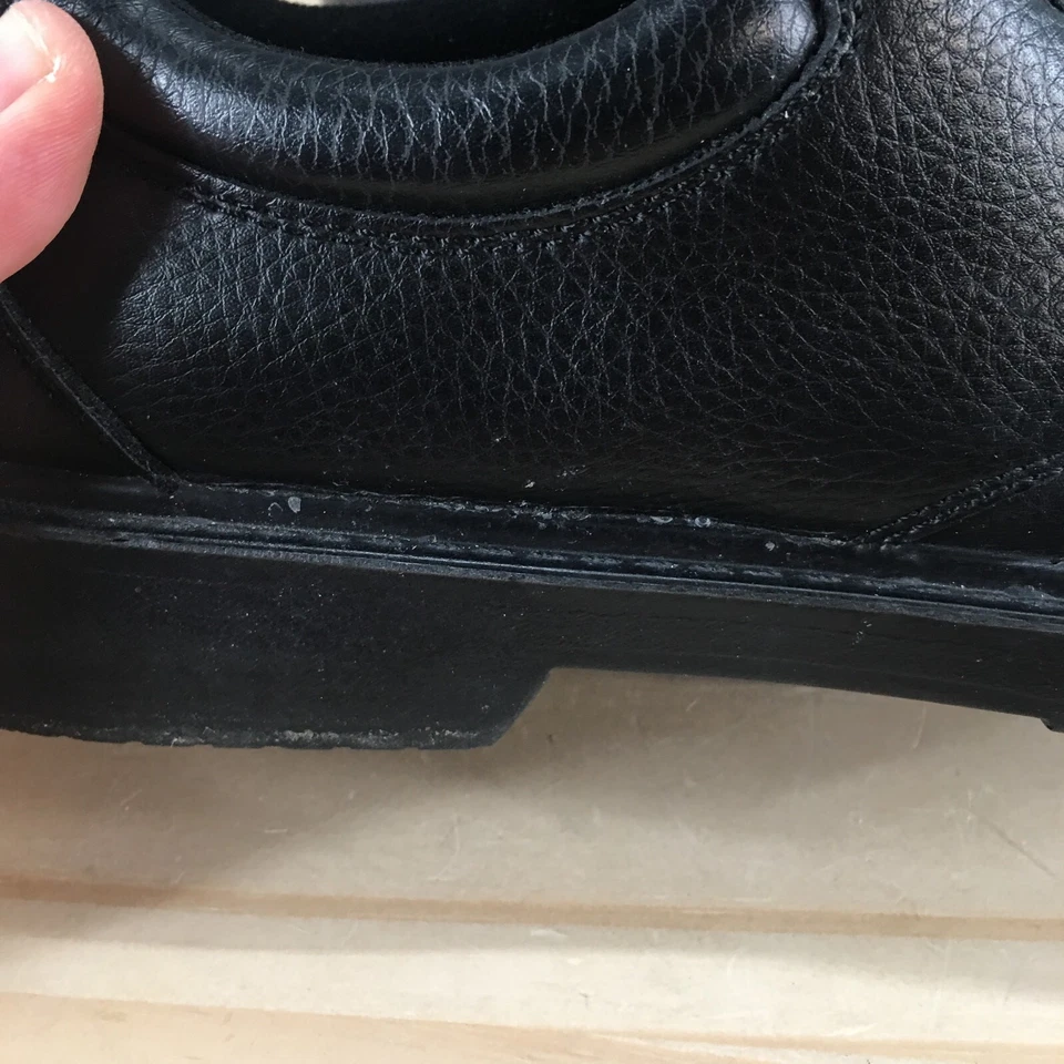 Dr. Scholls Shoes Womens 9.5 Oxford Black Leather Slip Resistant Lace Up Casual - Image 4 of 4