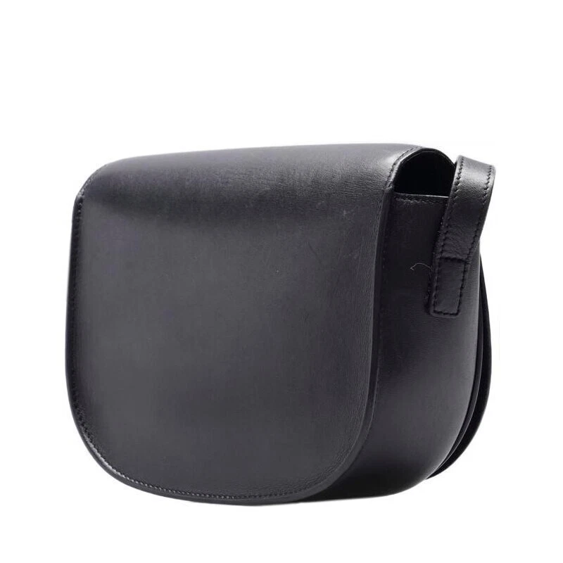 Borsa a tracolla Celine nera Cuir Triomphe Folco