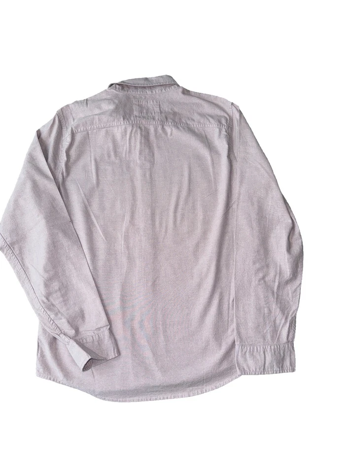 Рубашка HOLLISTER на пуговицах мужская средняя эластичная с длинным рукавом повседневный топ - Изображение 4 из 4