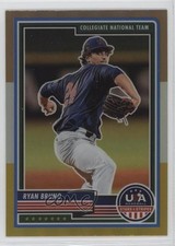 2023 USA Baseball Stars & Stripes Bronze Silver and Gold Prizm Ryan Bruno 16xp