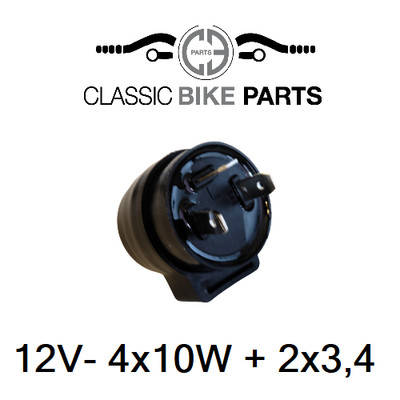 Honda CB 350 400 500 550 750 Four Blinkrelais 12V 10Wx2 + 1,5W 3-polig flasher R