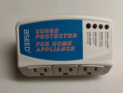 BSEED Surge Protector Power Strip Home Appliance, 3 Outlet Power Surge Protector
