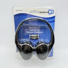 AudioVox MTG-HP2CA Dual Channel Fold-flat Wireless Headphone SEALED NEW