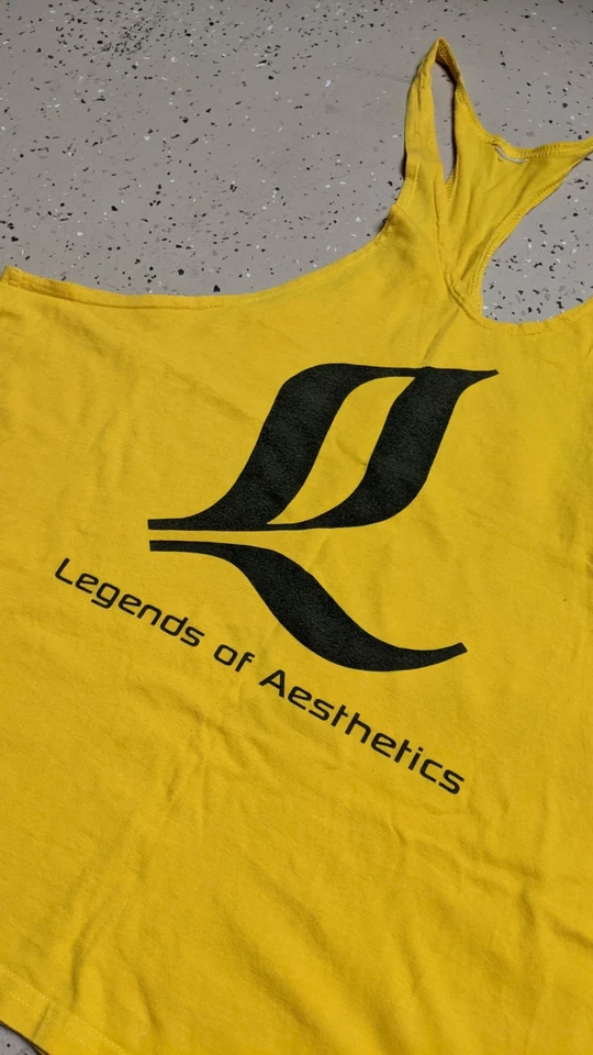 Regata esportiva Legends Of Aesthetics sem mangas racerback exercício levantamento de peso - Imagem 2 de 4