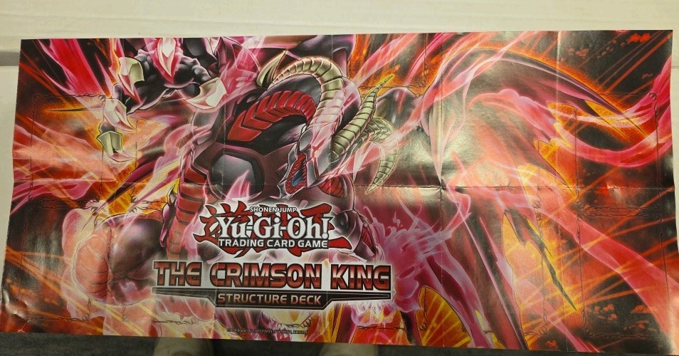 YuGiOh Crimson King Structure Deck Game Mat