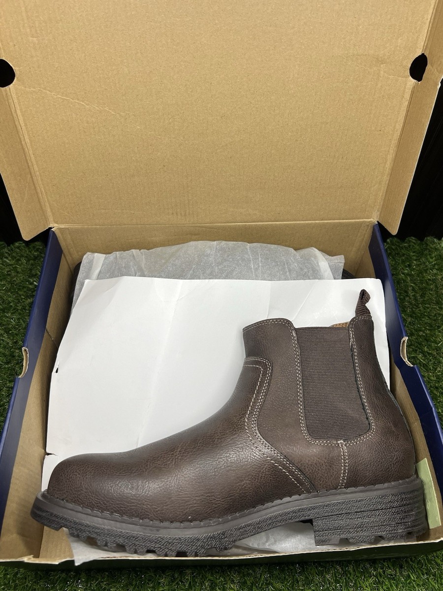 Size 12 M - Dockers Truman Plain‎ Toe Chelsea Dark Brown Boots Stain Defender Dockers Truman Plain Toe Chelsea Boots, Dark Brown | Boots  main image 4