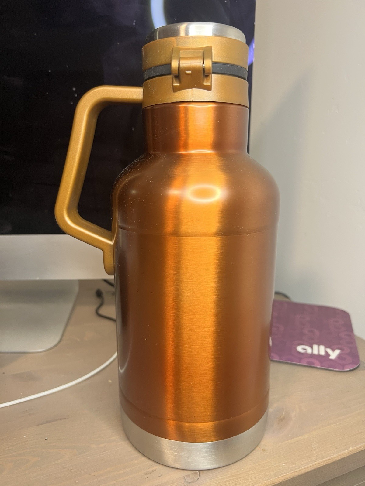 Beverage Flask 64 oz Water Bottle Stainless Steel Coffee