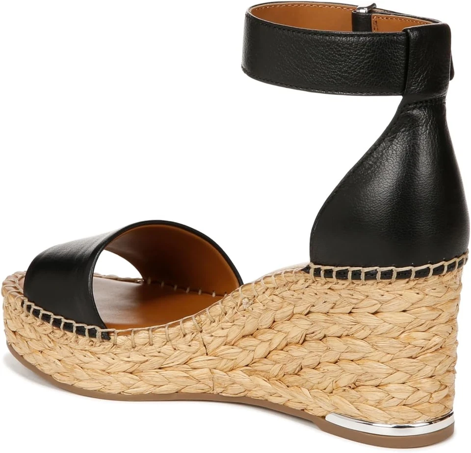 Sandalia de cuña alpargata Clemens Franco Sarto para mujer nueva sin caja Foto 3 de 4