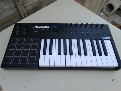 ALESIS VI25 ADVANCED 25-KEY USB Midi KEYBORD CONTROLLER WORKED - Photo 1/2