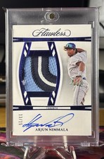 2024 Panini Flawless Draft Patch Autographs Arjun Nimmala SICK PATCH SSP /15 🔥