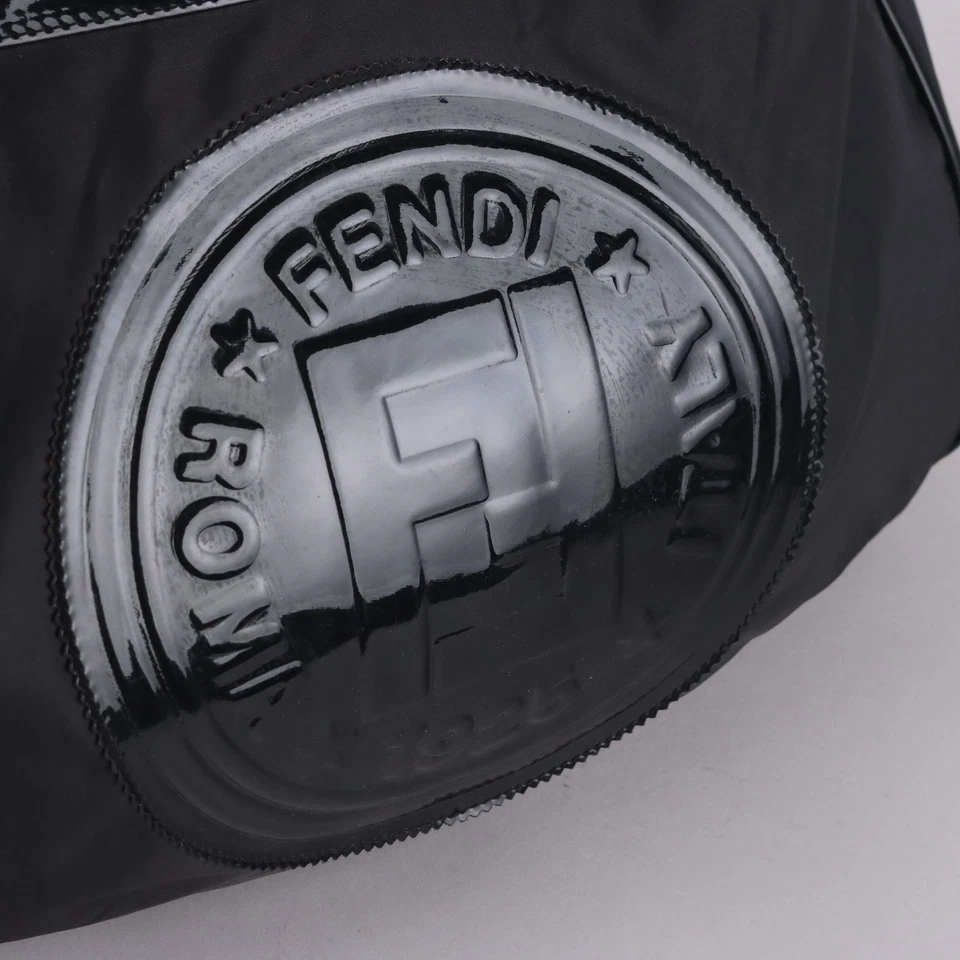 Vintage Fendi Bag Waterproof Canvas Italy 1990s Original - Image 2 of 4