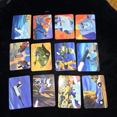 MINT 1985 TRANSFORMERS ACTION CARDS HASBRO Complete 192 Card Set 23 sticker - Picture 14 of 19