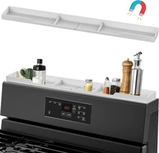 AWOKE Stove Top Shelf 30 Inch - Silicone Material Magnetic Shelf for the Stove -