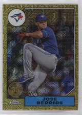 2022 Series 2 1987 Topps Chrome Silver Pack Mojo Jose Berrios #T87C2-96 0e5i