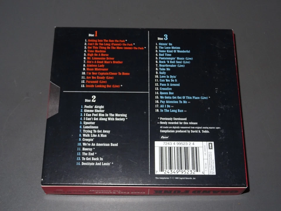 GRAND FUNK RAILROAD - THIRTY YEARS OF FUNK 1969-1999 / 3-CD-BOX-SET 1999 (EX) - Bild 2 von 4