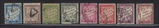 France Scott # J29-J34, J38 & J41 Used Postage Dues 1893-1941