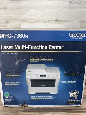 Brother MFC-7360N Laser All-in-One B&W Printer Scanner Copier Fax Sealed New