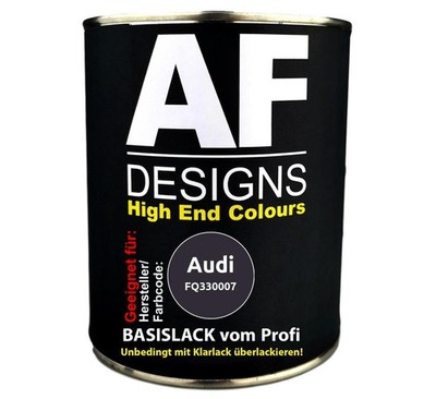 250ML Autolack für Audi FQ330007 Samtviolett Perl Basislack spritzfertig