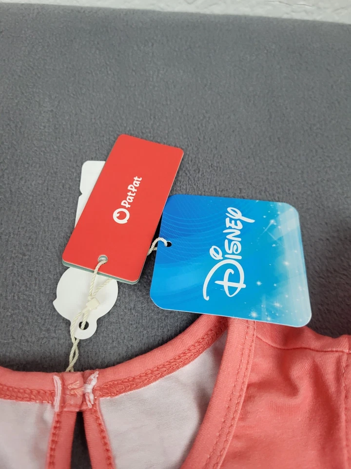 Vestido Princesa Moana Disney Niñas 4 5 Años Naranja Pat Pat Mágico Caprichoso 2 N 1 Foto 3 de 4