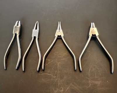 Stahlwille Circlip Pliers Set 4 Pieces Straight and 90 Degree Angle