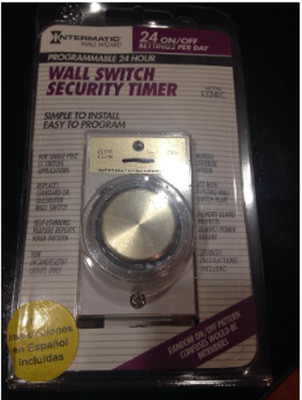 Intermatic EJ341C Programmable 24-Hour Security Timer