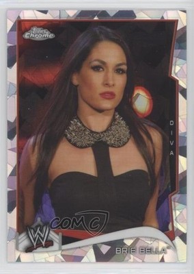 2014 Topps Chrome WWE Atomic Refractor Brie Bella #7 t8i