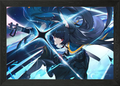 Zenless Zone Zero Hoshimi Miyabi Gerahmtes Wandbild Poster Leinwanddruck Bild