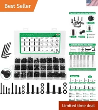 Complete Industrial 860PCS Screw Assortment with 4 Wrenches - 10.9 Steel Quality