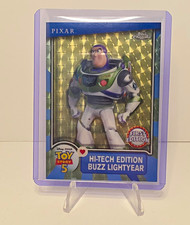 Marketplace image: Topps 2026 Chrome Pixar Toy Story 5 Hi-Tech Buzz Lightyear Superfractor INSERT!
