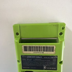 Nintendo Game Boy Color Kiwi Green Portable Handheld System CGB-001 1998 