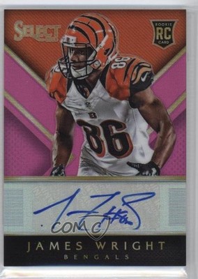 2014 Panini Select Rookie Fuchsia Prizm 156/199 James Wright #RA-JWR Auto 0a1