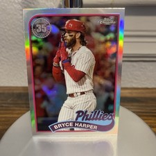 2024 Topps Chrome - 1989 Topps Baseball Bryce Harper #89CB-10