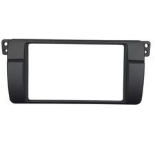 2 DIN Radioblende für BMW E46 3e 1998-2005 2DIN Blende Rahmen doppel
