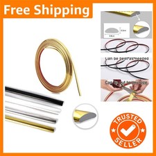 10m Gold Tile Edging Trim - Durable Self-Adhesive Design for Home Decor