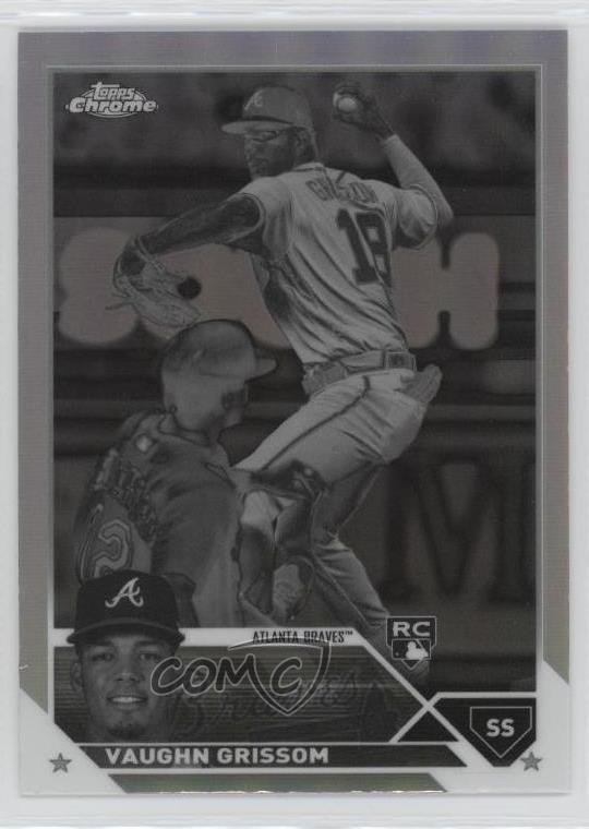 2023 Topps Chrome Negative Refractor Vaughn Grissom #48 1a83