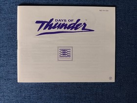 Days of Thunder (Mindscape, 1990) NES Game w/ Box & Manual ~ Tested & Working
