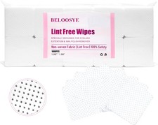 Super Absorbent Soft, Eyelash Extension Glue Wipes, Lint Nail Wipes